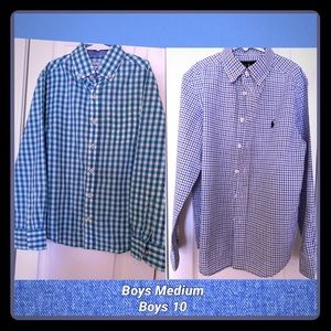 Boys Long Long Sleeve Ralph Lauren Shirt & Bonus!